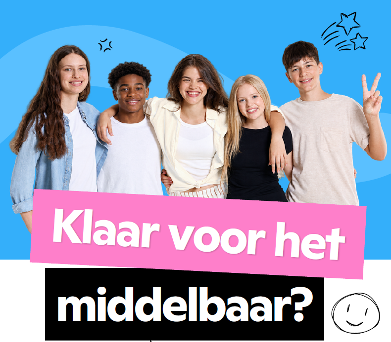 klaar voor het middelbaar