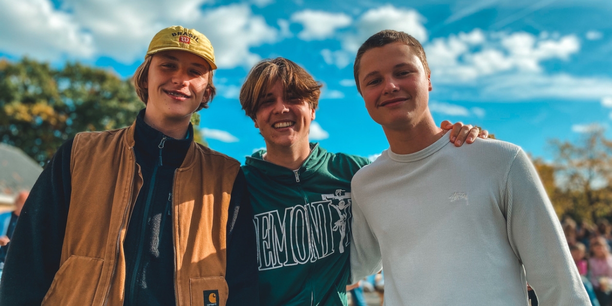 Timo, Daan en Matt