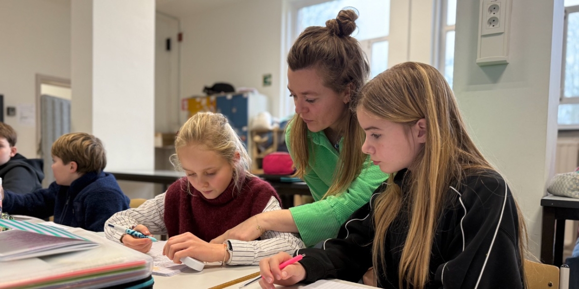 Pauline, Laure en Mila